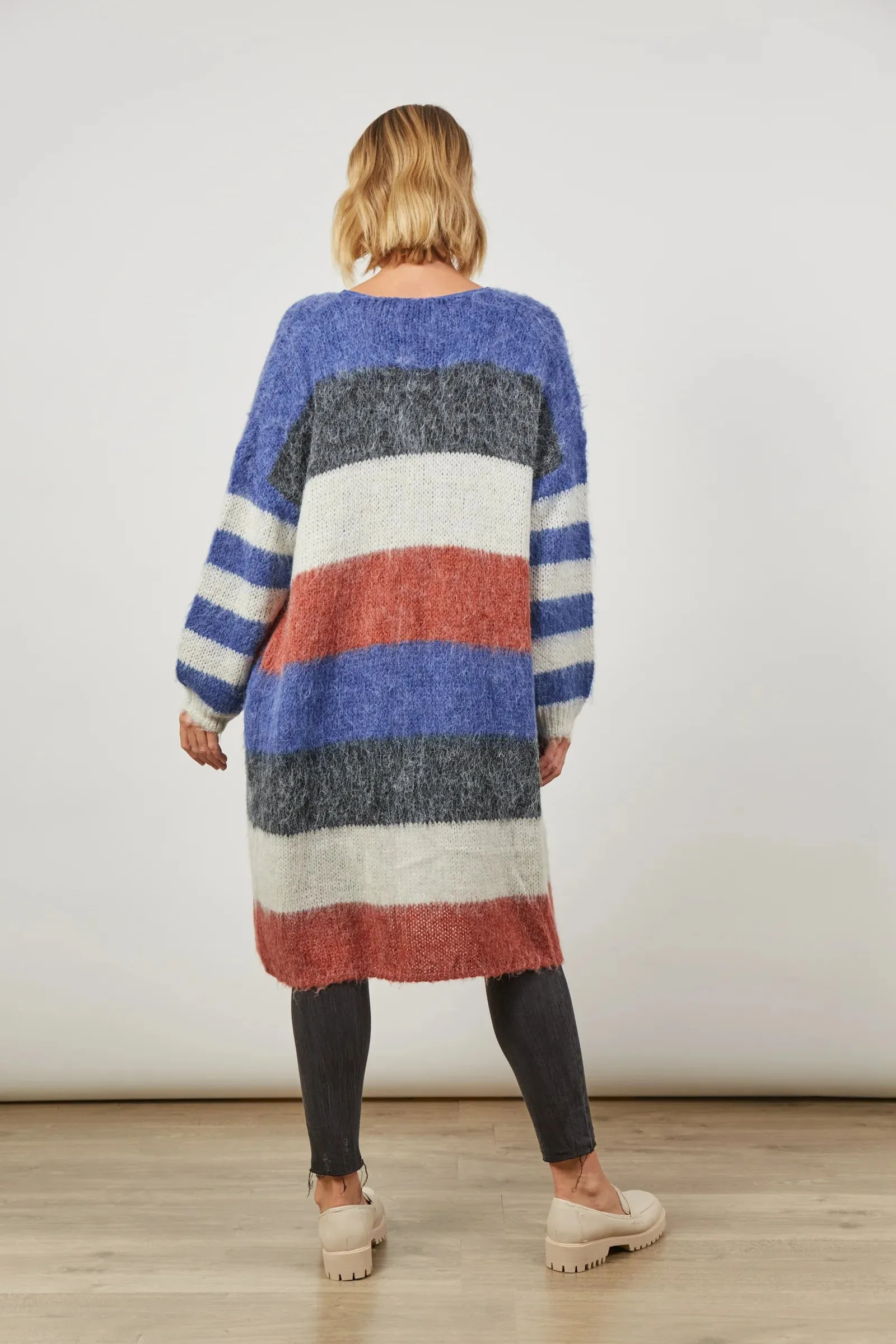 Serene Stripe Cardigan ONE SIZE