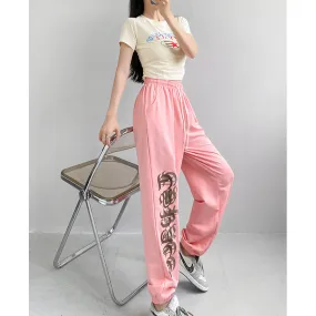 Set Short Sleeve Top Straight Leg Trousers