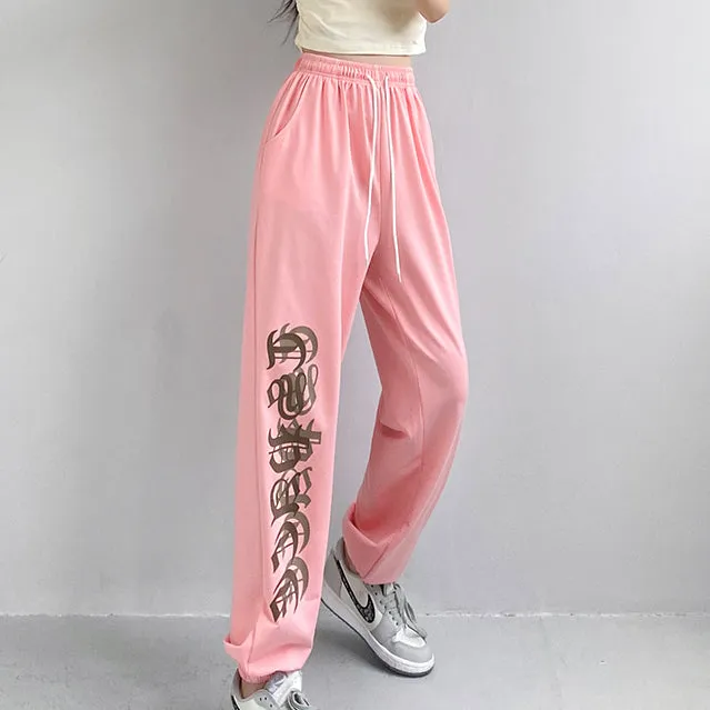 Set Short Sleeve Top Straight Leg Trousers