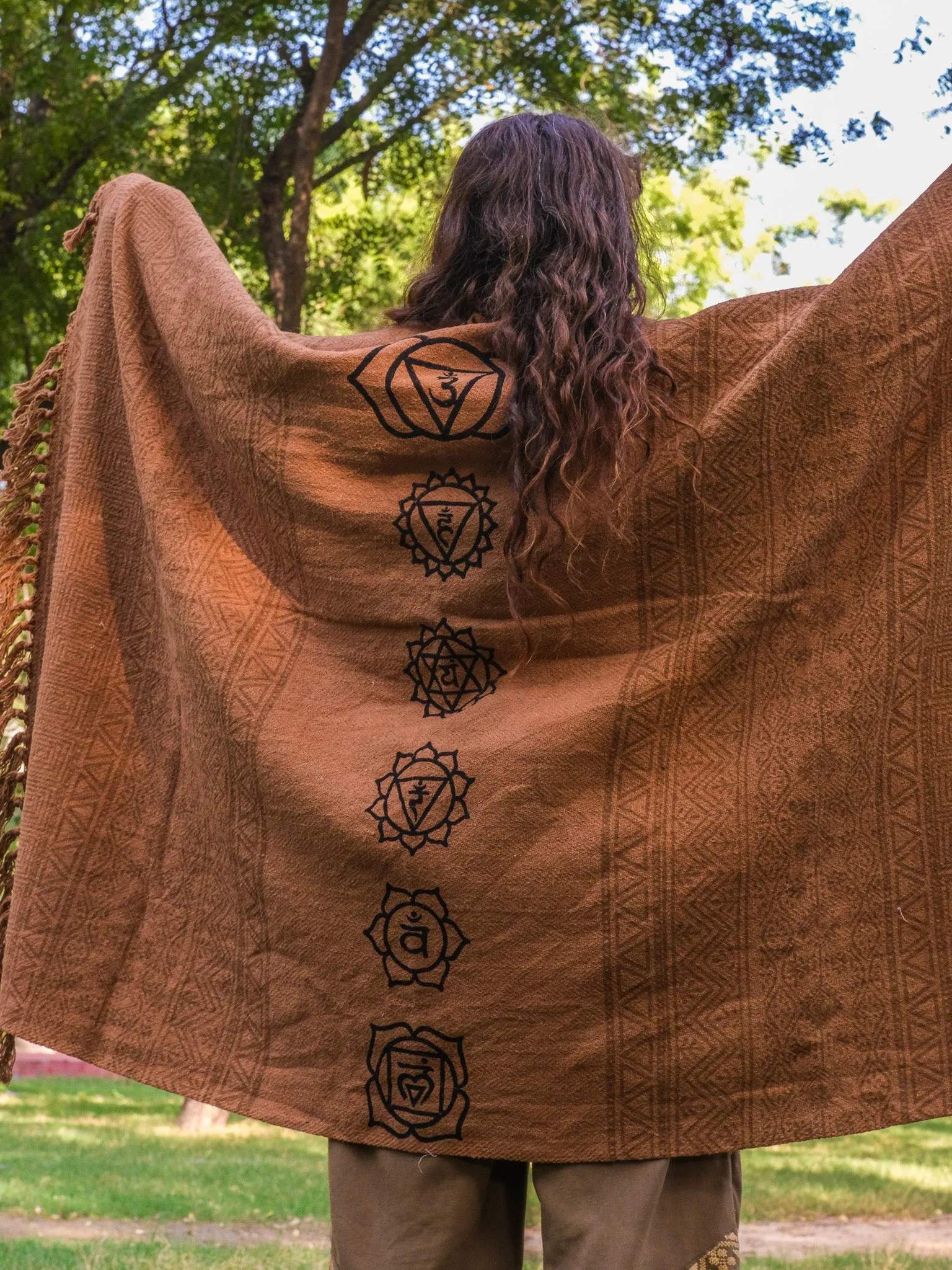 Seven Chakra Shawl