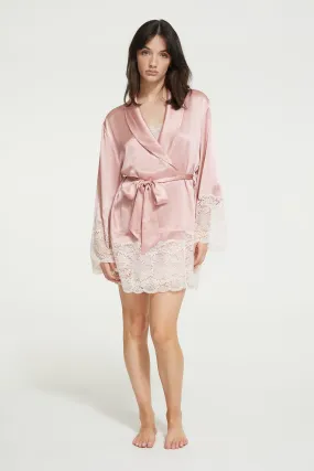 Silk Lace Robe