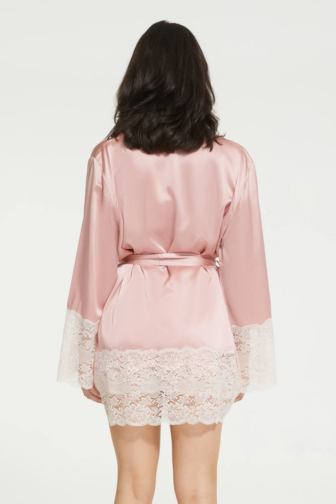 Silk Lace Robe