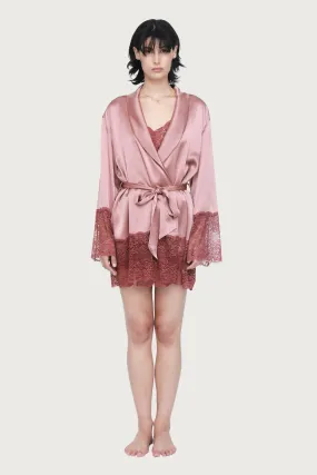 Silk Lace Robe