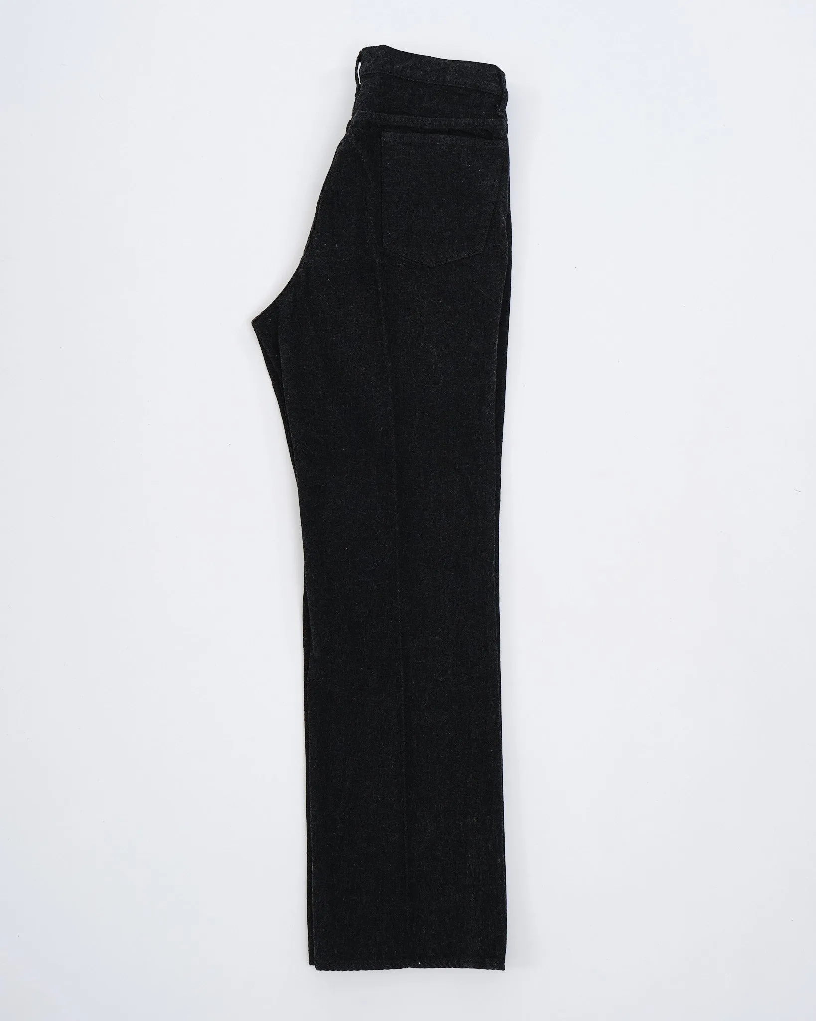 Skate Shoecut Denim Pants Black One Wash