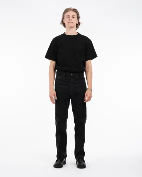 Skate Shoecut Denim Pants Black One Wash