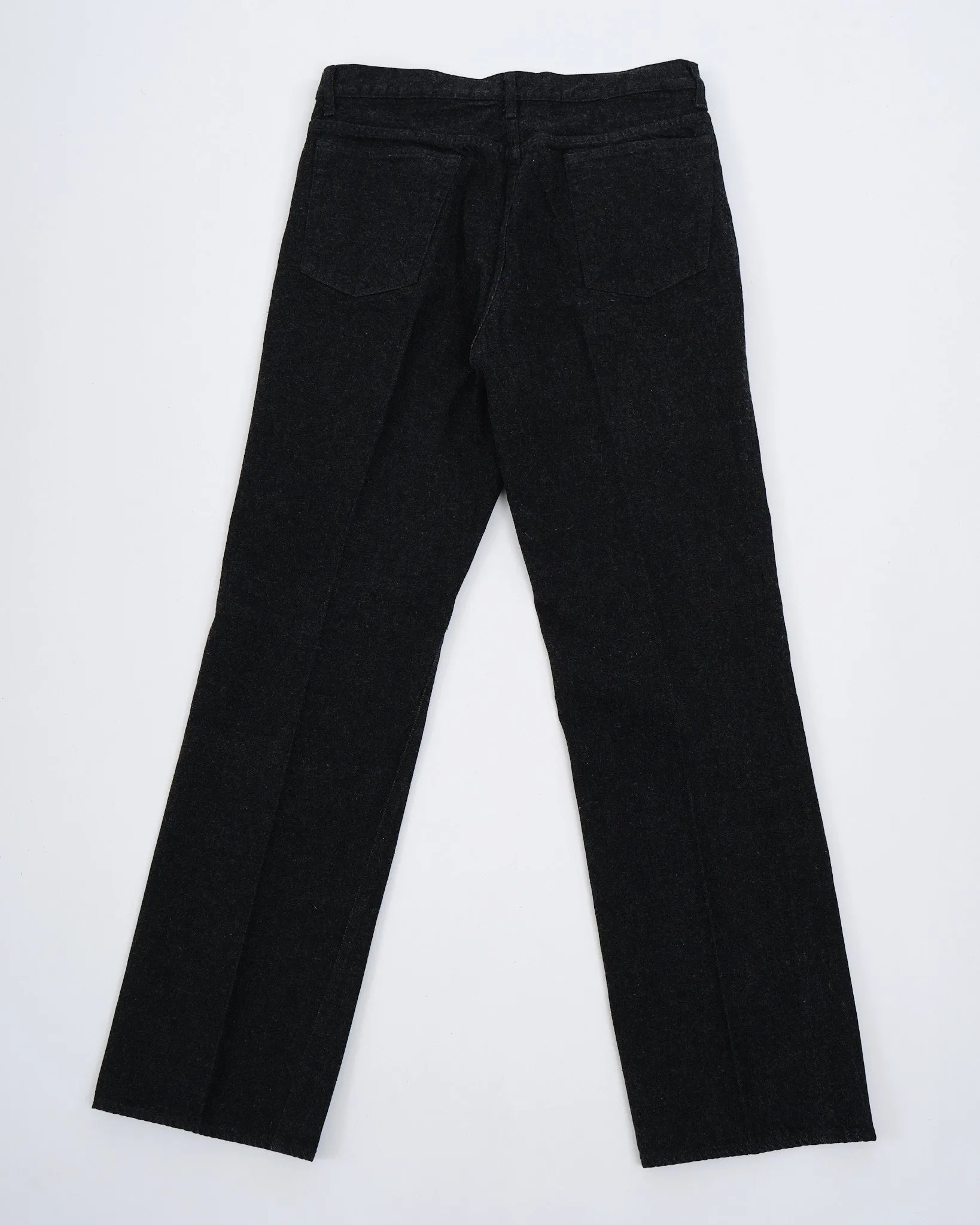 Skate Shoecut Denim Pants Black One Wash