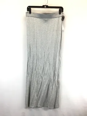 Skirt Maxi By H&m In Grey, Size: M