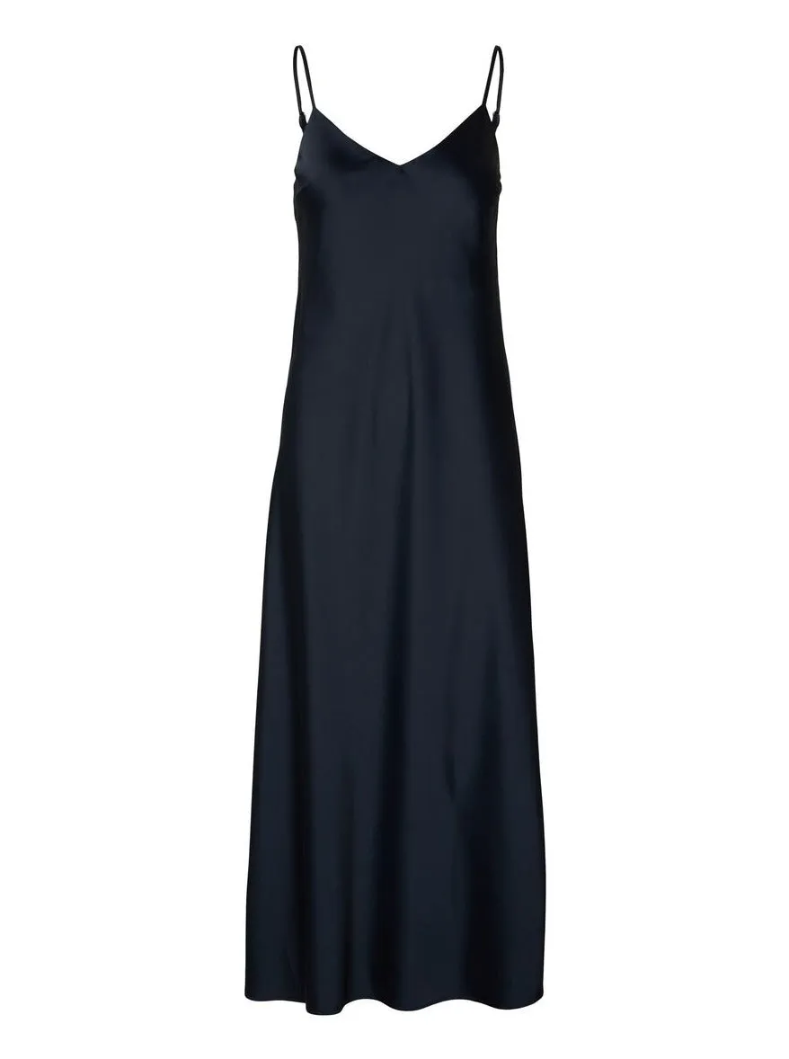 SLFTALIA-LENA SL SLIP DRESS | DARK SAPPHIRE