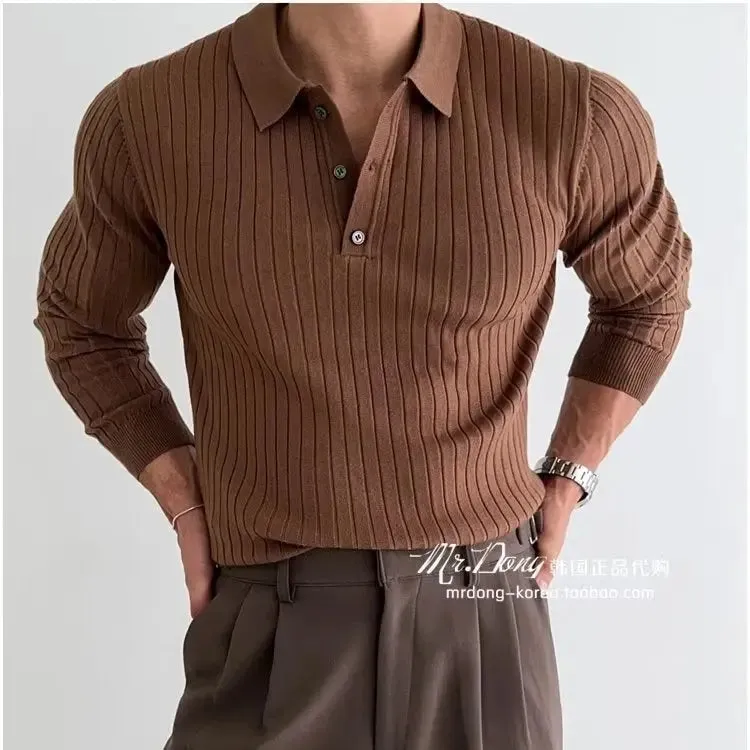 Solid Color Inner Wear Knitted Bottoming Shirt Top