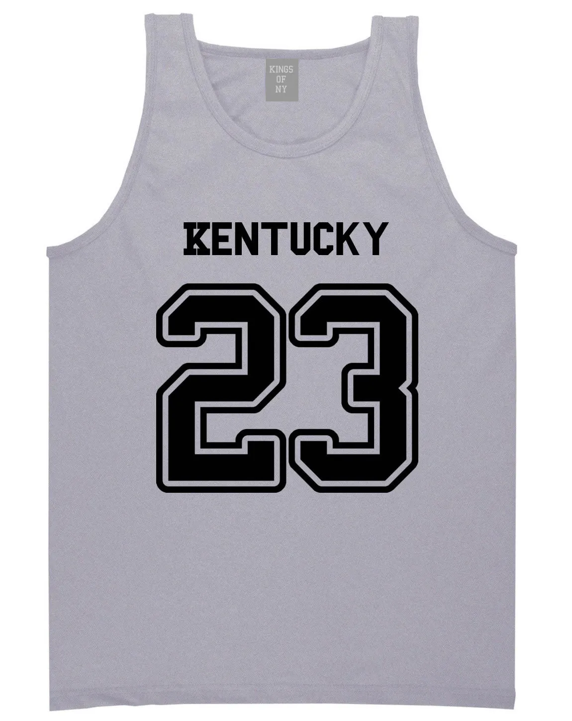 Sport Style Kentucky 23 Team State Jersey Mens Tank Top