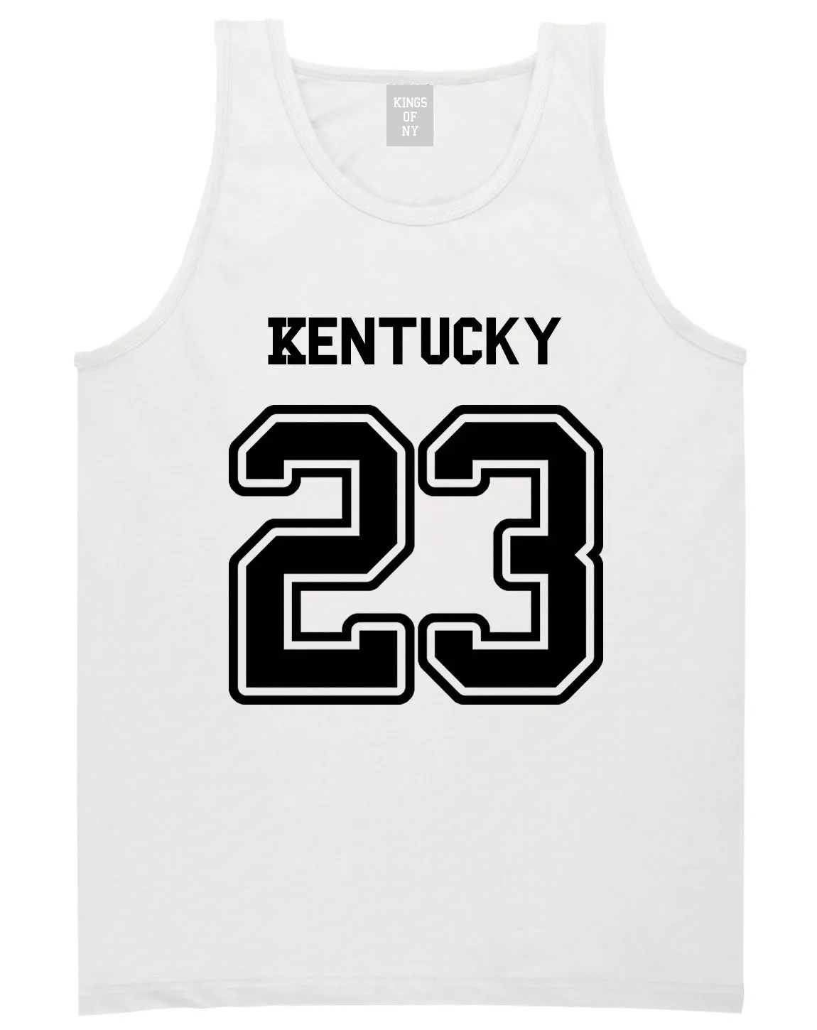 Sport Style Kentucky 23 Team State Jersey Mens Tank Top