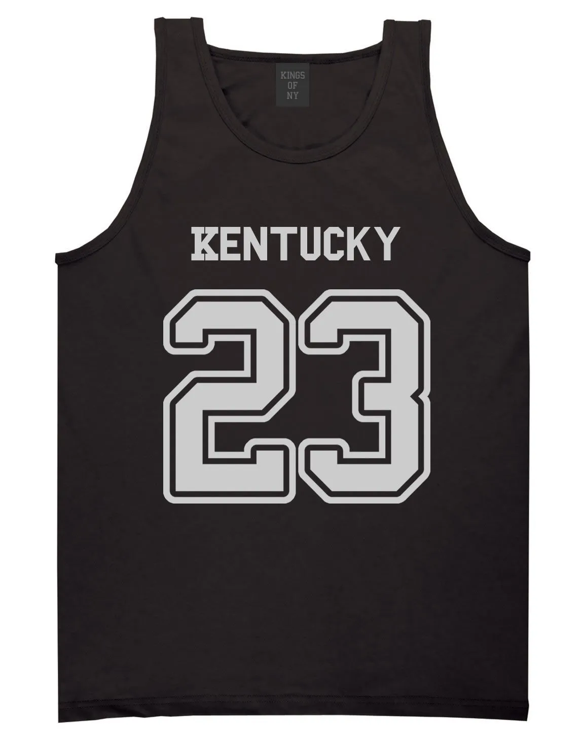 Sport Style Kentucky 23 Team State Jersey Mens Tank Top