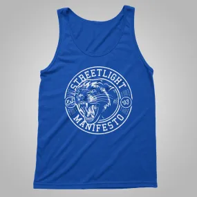 Streetlight Manifesto "Panther" Tank (Blue) **Size Large Only**