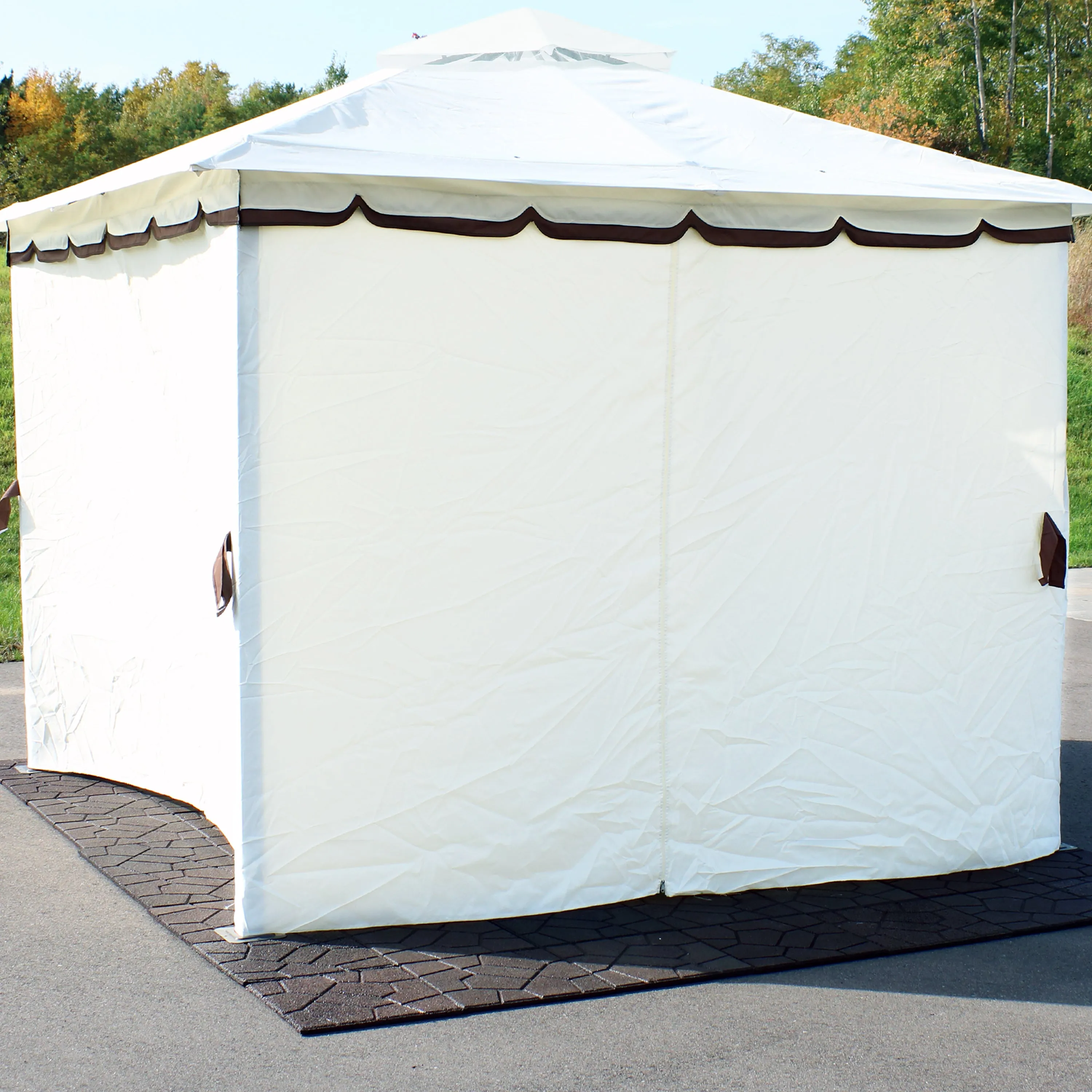 Sunnydaze 4-Piece Polyester Sidewall Set for 10' x 10' Gazebo