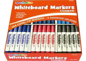 Teachables Chisel Tip Whiteboard Marker - Pack of 144