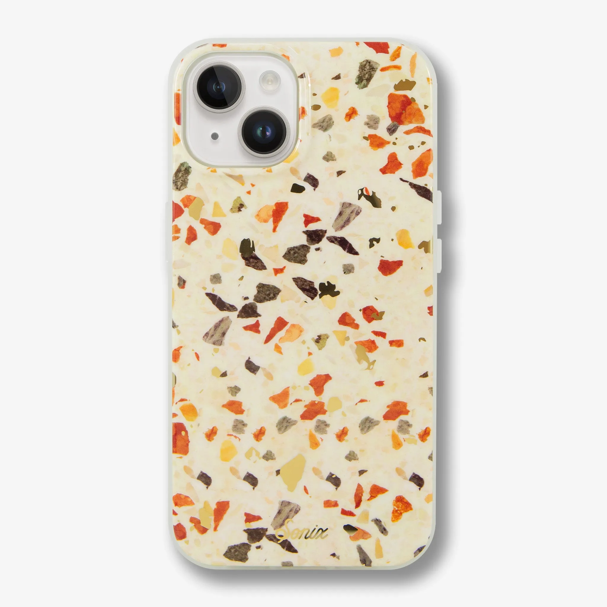 Terracotta Confetti MagSafe® Compatible iPhone Case