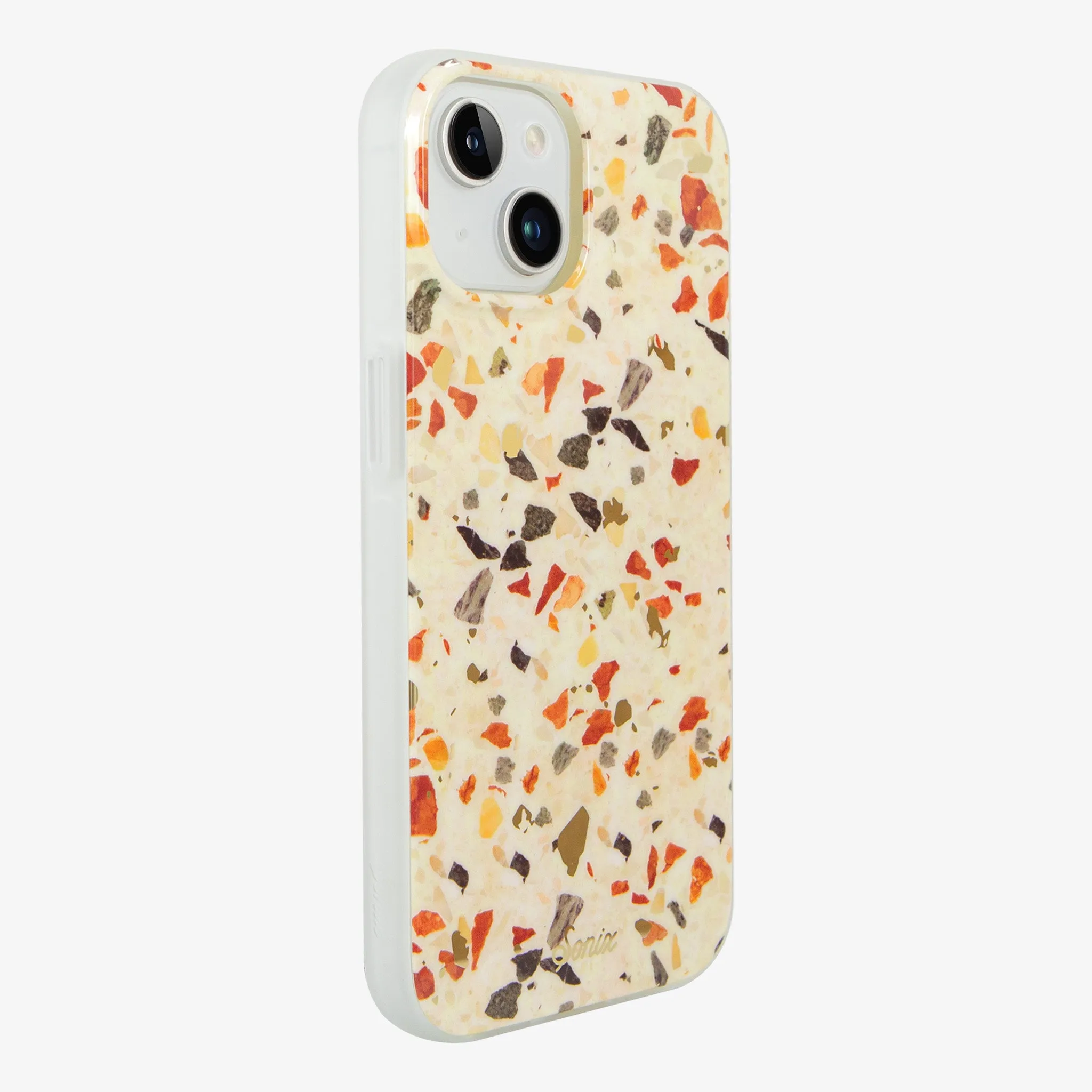 Terracotta Confetti MagSafe® Compatible iPhone Case