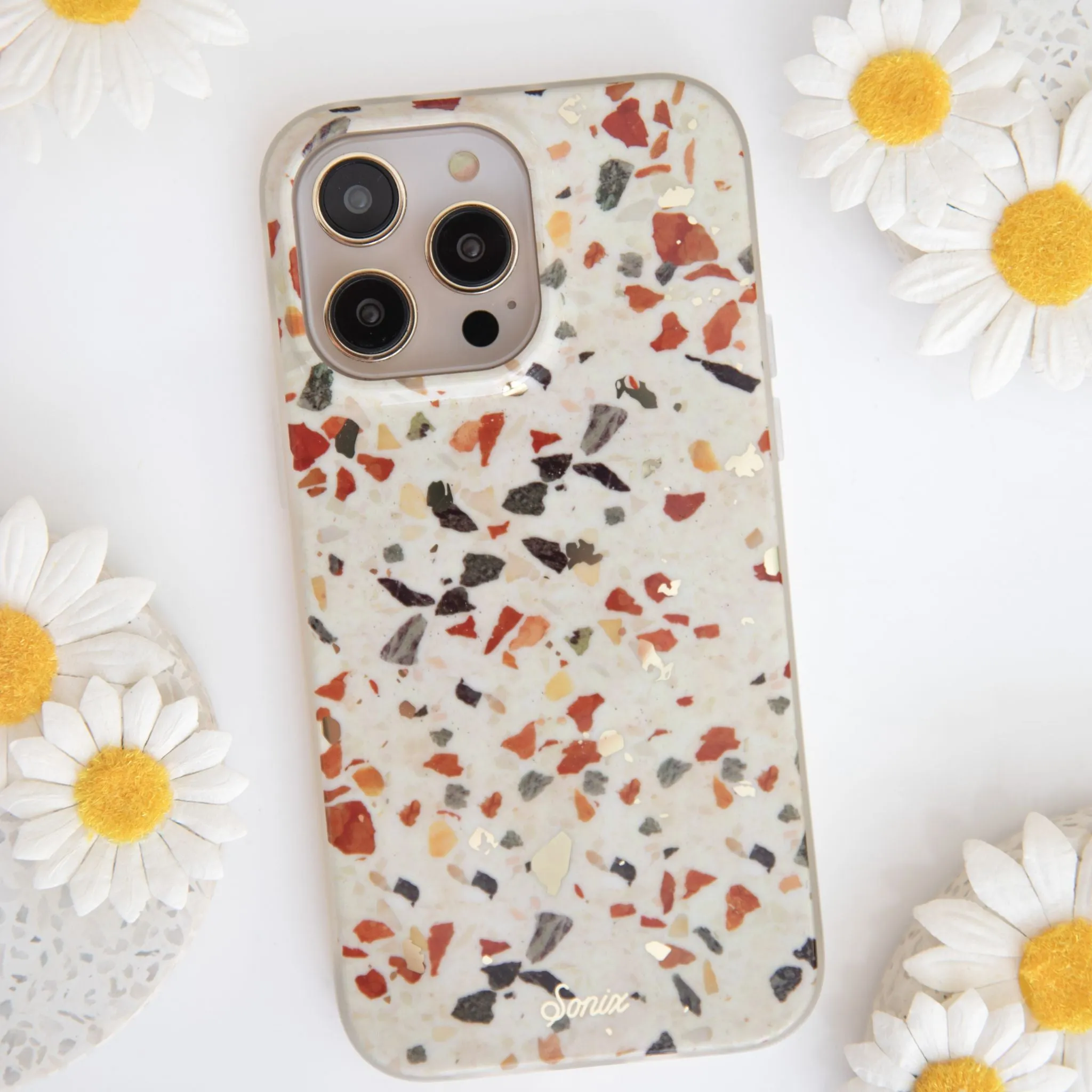 Terracotta Confetti MagSafe® Compatible iPhone Case