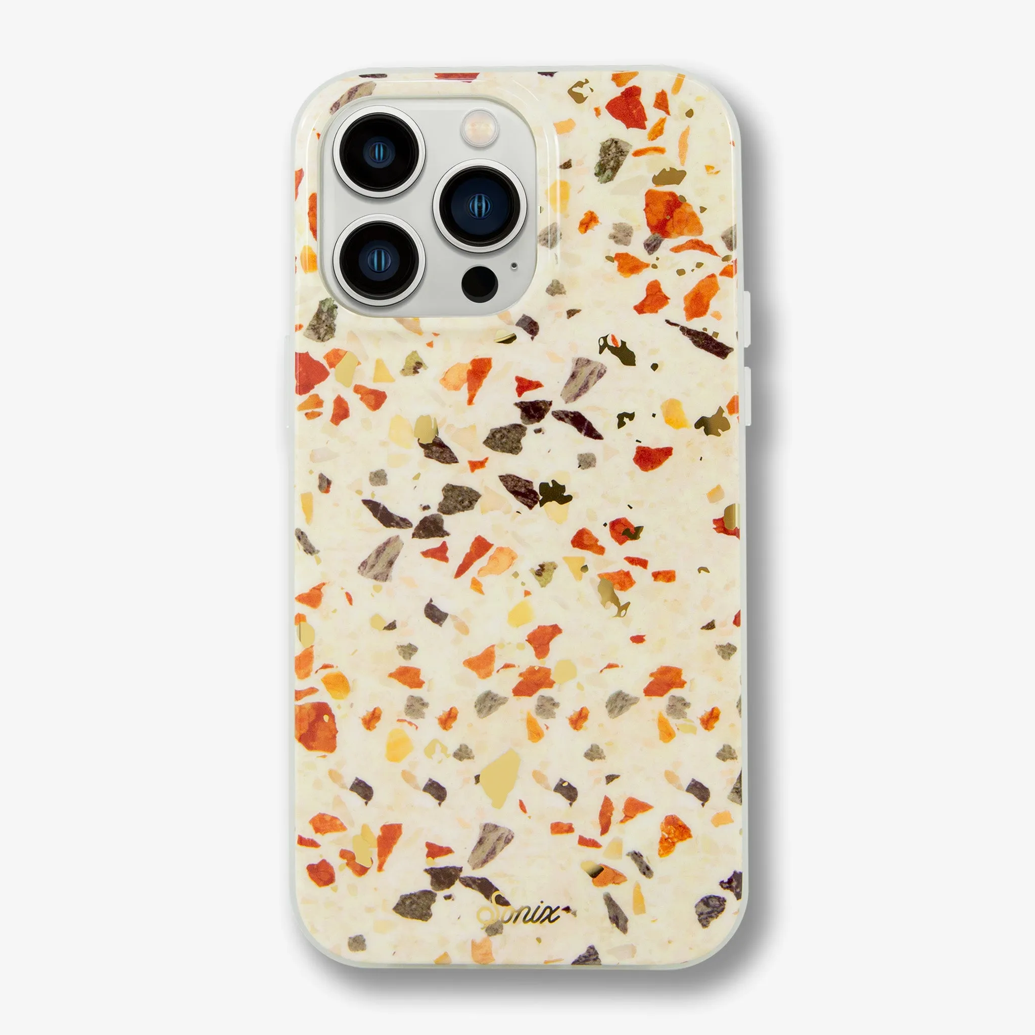 Terracotta Confetti MagSafe® Compatible iPhone Case