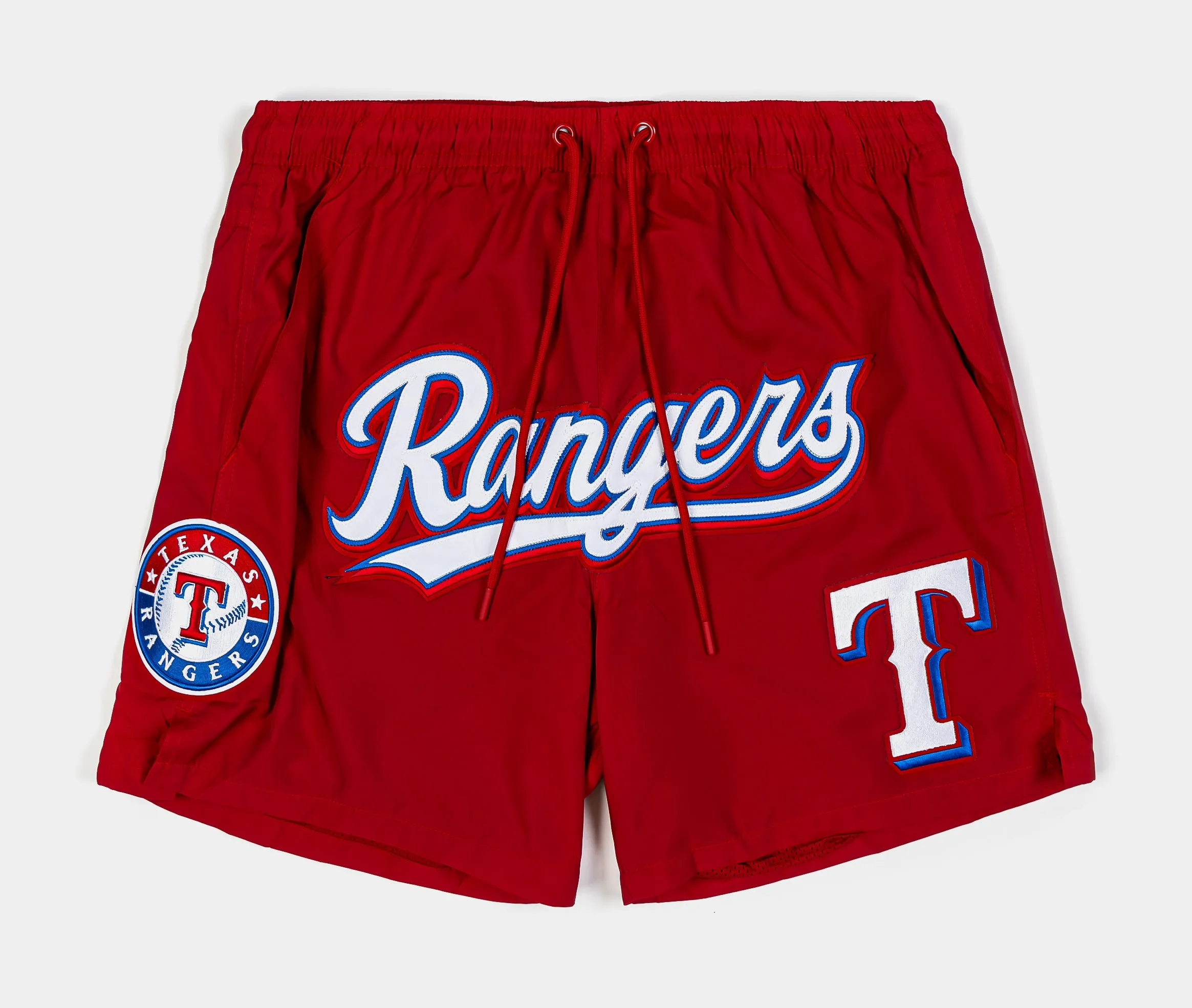 Texas Rangers Classic Woven Mens Shorts (Red/Blue)