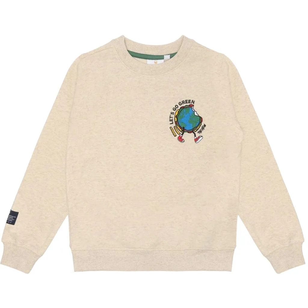 THE NEW Tnleonel Sweatshirt - Oatmeal Melange