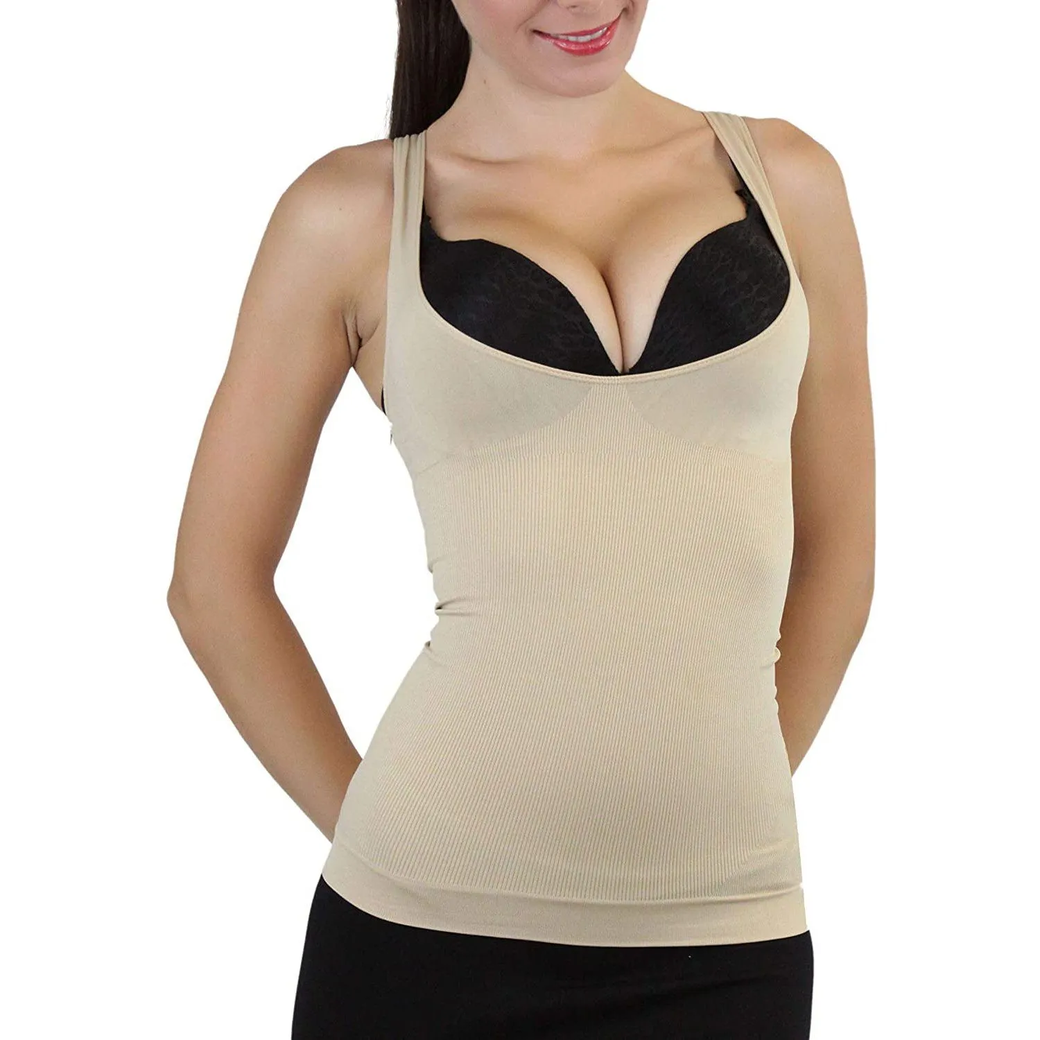 ToBeInStyle Women's Seamless Shaping Camisole Moderate Compression