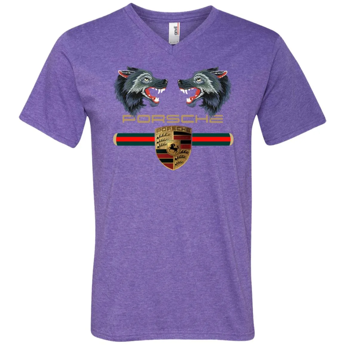 Trending Gucci Porsche Vip Shirt Men V-Neck T-Shirt