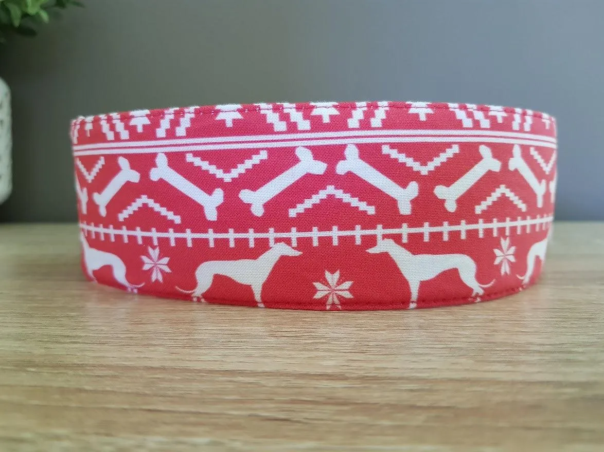 Ugly sweater martingale collar