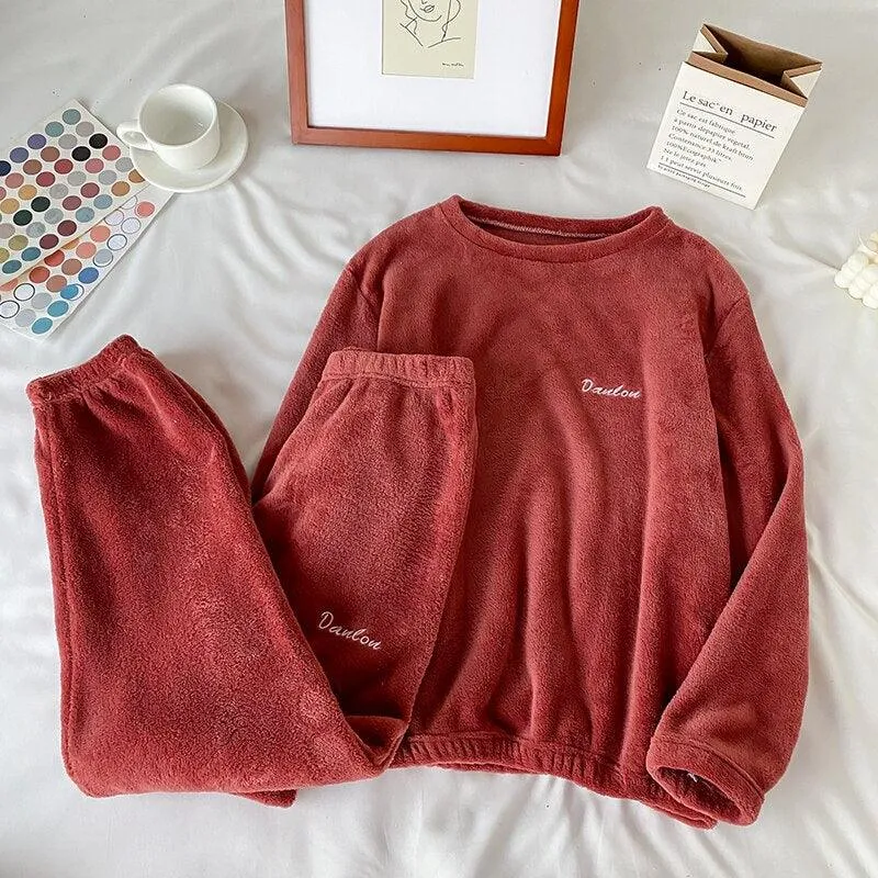 Velvet Pajamas Set