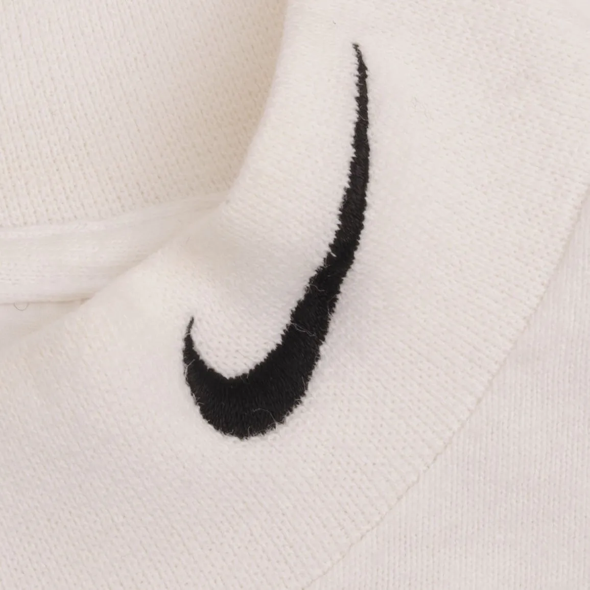 VINTAGE NIKE LONG SLEEVE TURTLE NECK WHITE TEE SHIRT 1990S SIZE XL