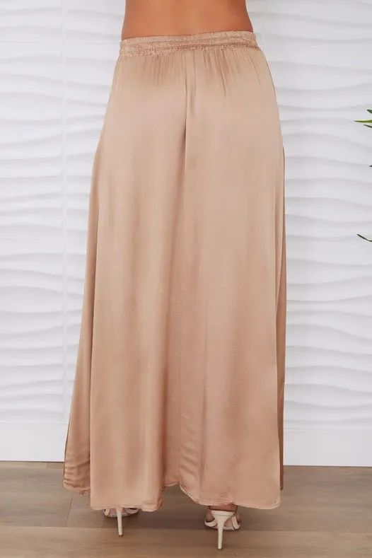 Viscose Silky Maxi Skirt