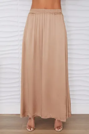 Viscose Silky Maxi Skirt