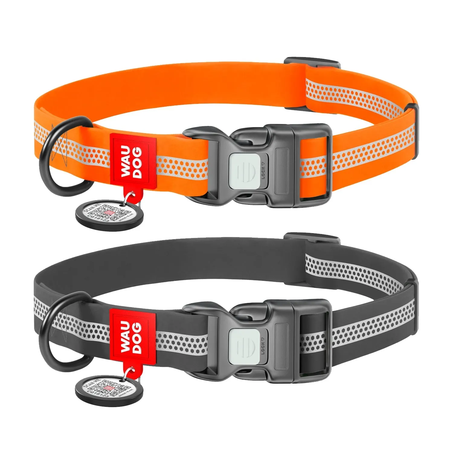 Waudog Reflective Waterproof Collar