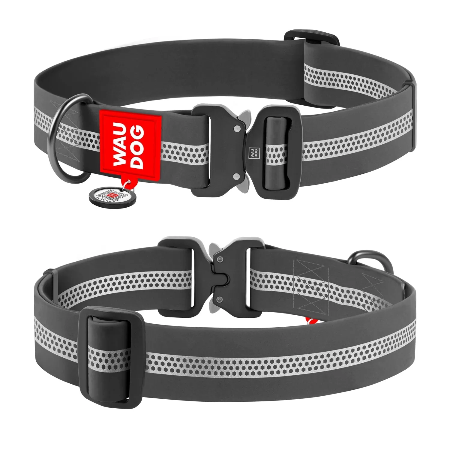 Waudog Reflective Waterproof Collar