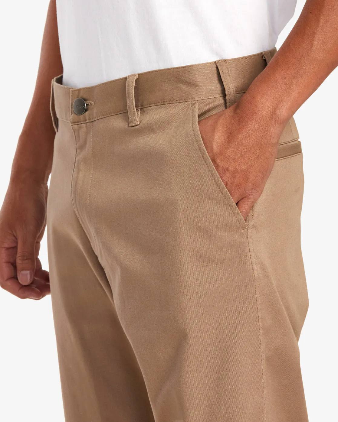 Weekend Stretch Chino Pants - Dark Khaki