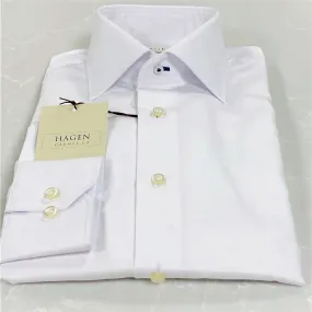 White Fine Twill Dress Shirt