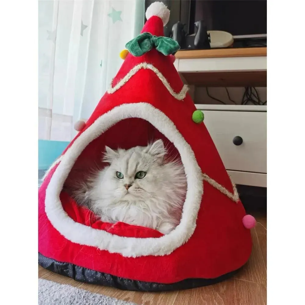 Winter Warm Cat Nest Removable Washable