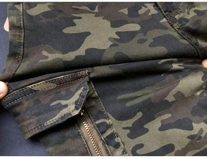 Women's Autumn/Winter High Waist Camouflage Army Pants