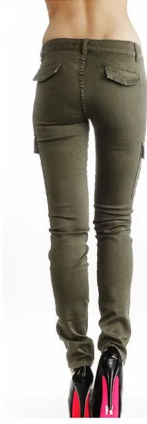 Women's Autumn/Winter High Waist Camouflage Army Pants