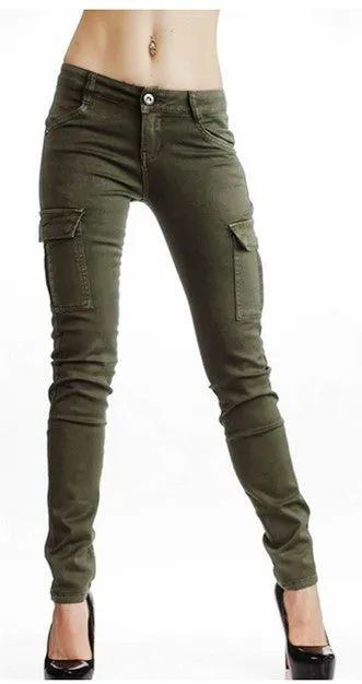 Women's Autumn/Winter High Waist Camouflage Army Pants