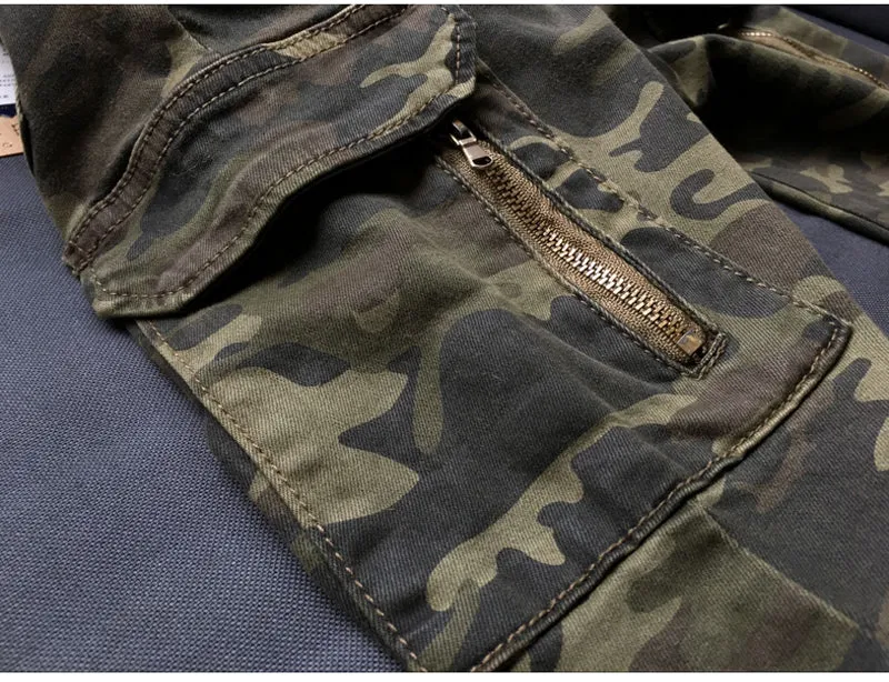 Women's Autumn/Winter High Waist Camouflage Army Pants