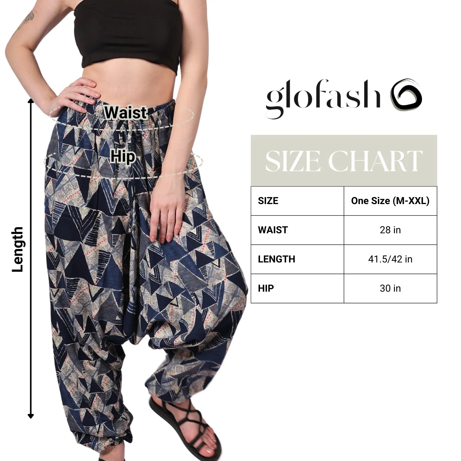 Women's Boho Harem Pants – Versatile Pants for Yoga & Beach