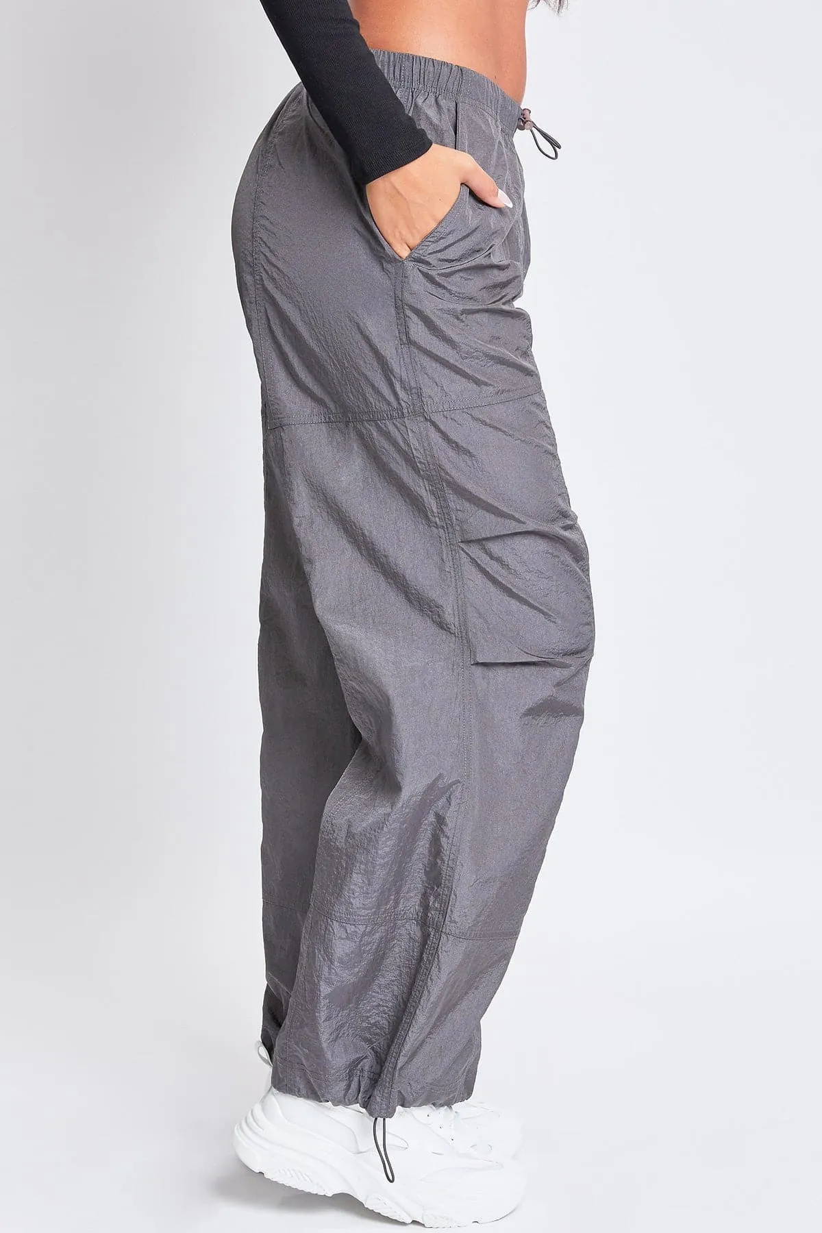 Women's Pull-On Nylon Parachute Pants