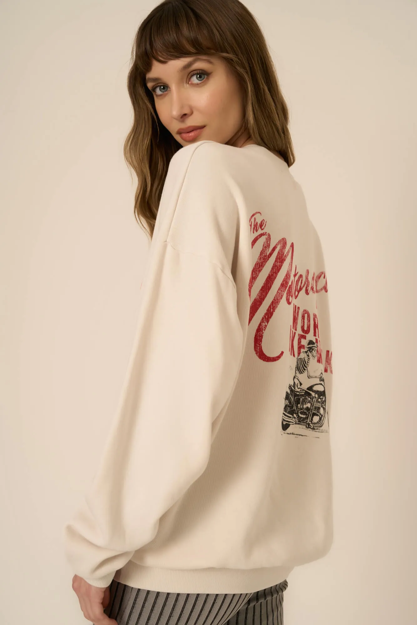 World Bike Week Sweatshirt - Vintage White