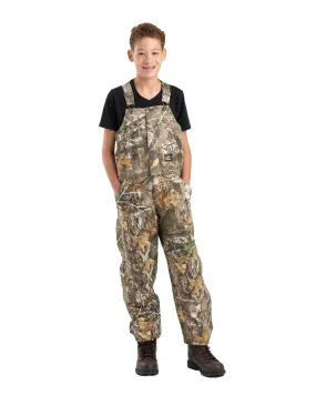 Youth Camo Softstone Insulated Bib Overall